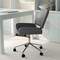 Martha Stewart Tyla Upholstered Office Chair in Gray/Polished Nickel CH-220921-5-GY-MS - alternate 10